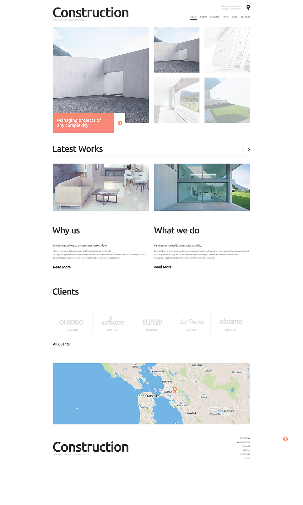 Construction Company Responsive WordPress Theme