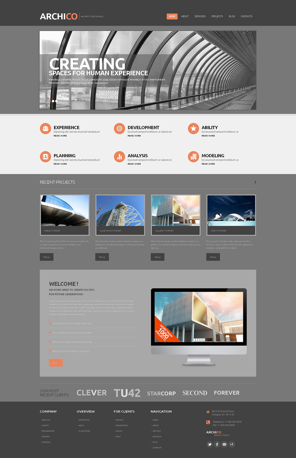 Construction Company Responsive WordPress Theme