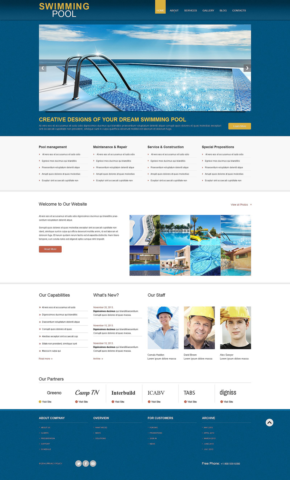 Construction Company Responsive WordPress Theme