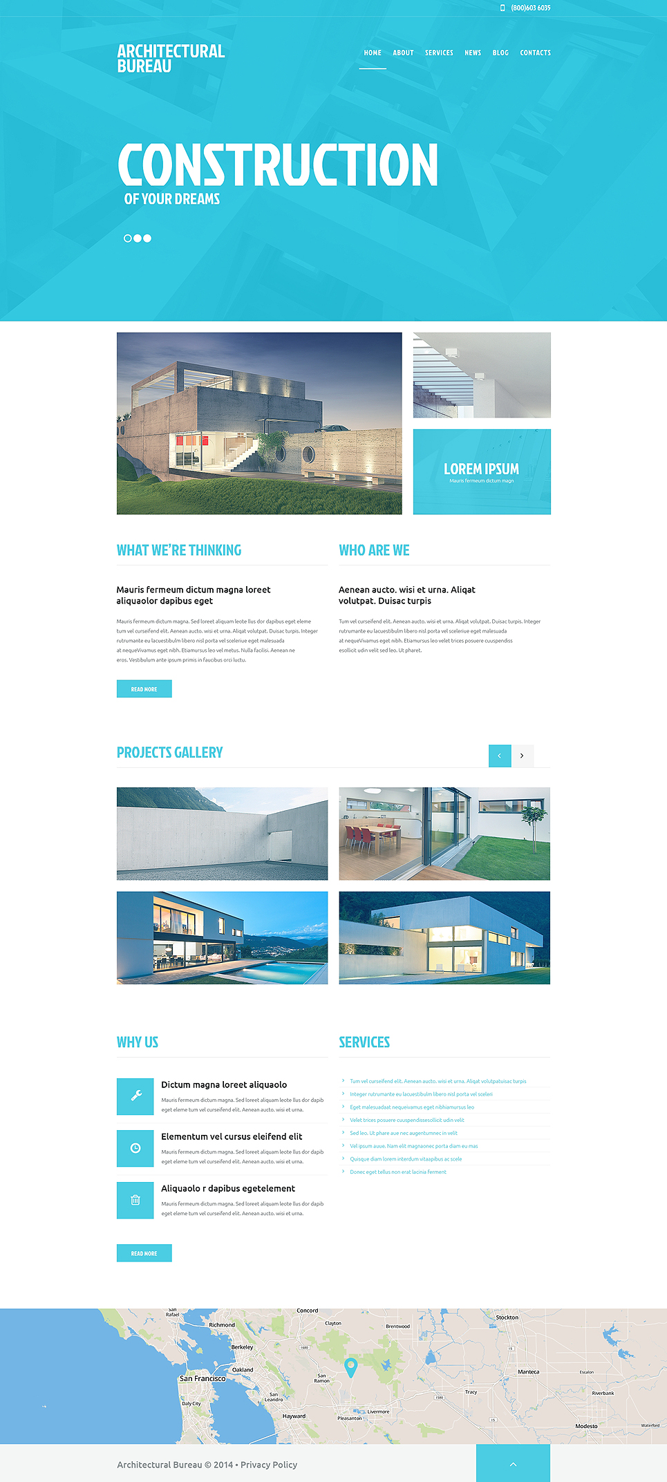 Construction Company Responsive WordPress Theme