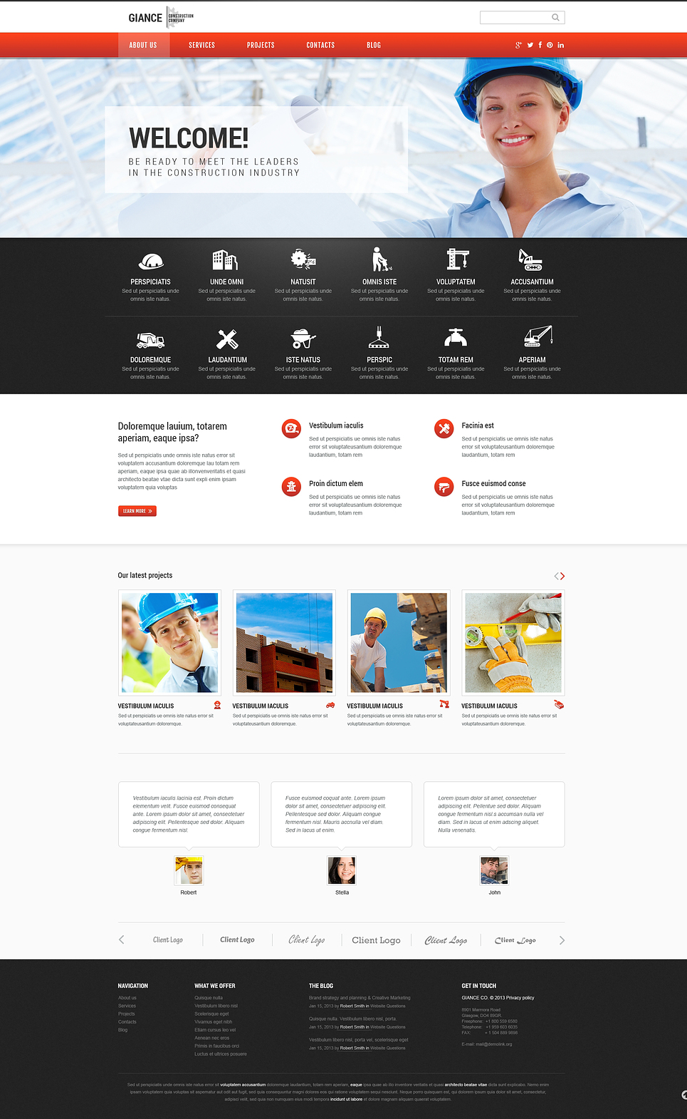 Effective Construction WordPress Theme