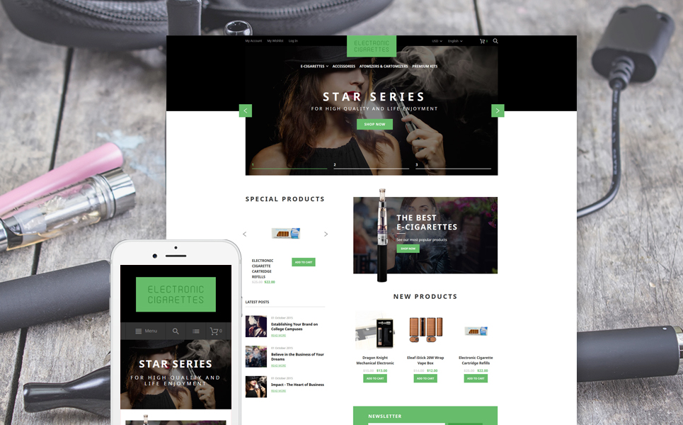 Electronic Cigarettes Shop