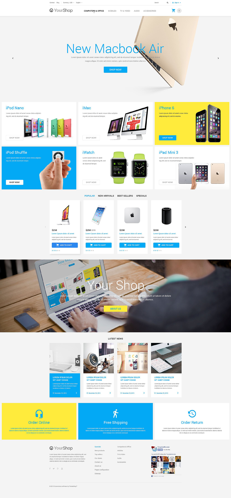 30+ Stunning Electronics Ecommerce Website Templates (Electronics Store ...