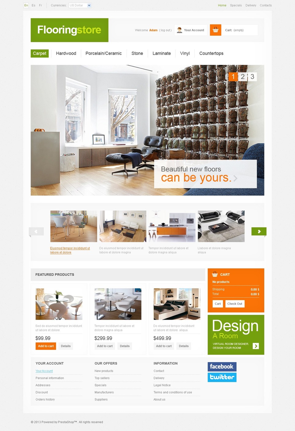 12+ Best Flooring Store Ecommerce Themes (Flooring Store ...