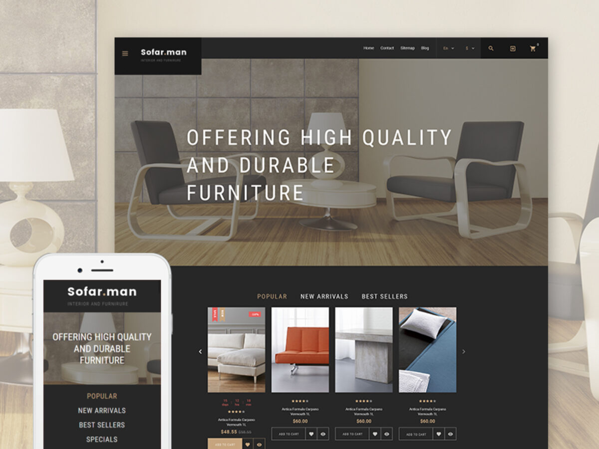 27+ Stunning Indoor & Outdoor Furniture Store Website Themes (PrestaShop  Furniture Shop Themes)