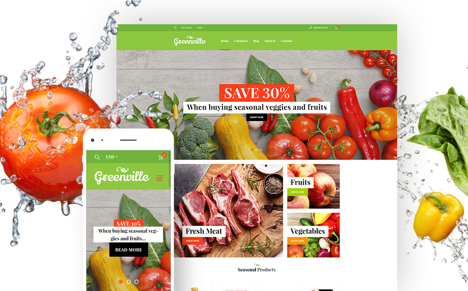 Greenville (template for WooCommerce) Item Picture