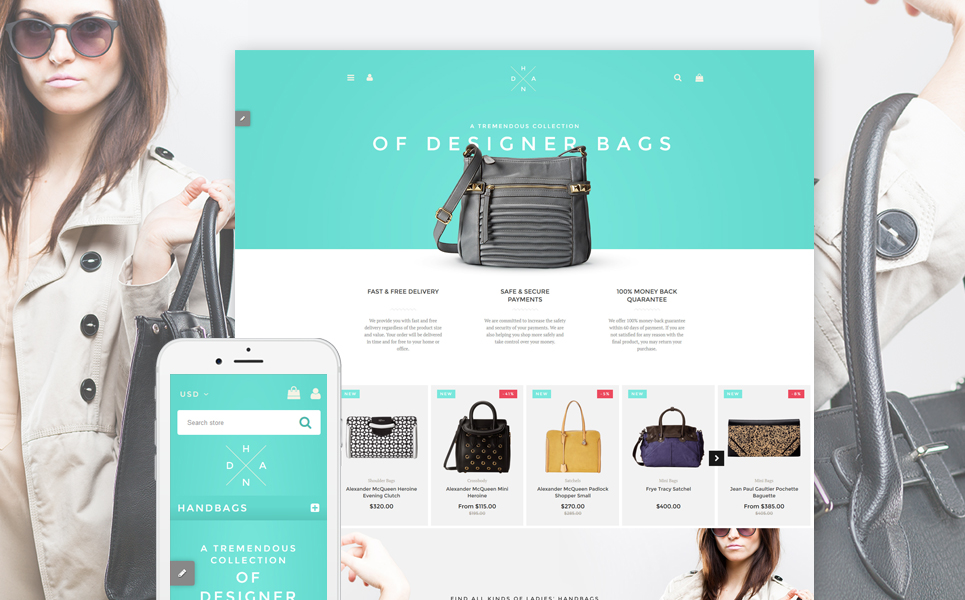 Handbag Boutique Shopify Theme (jewelry and accessories Shopify theme) Item Picture