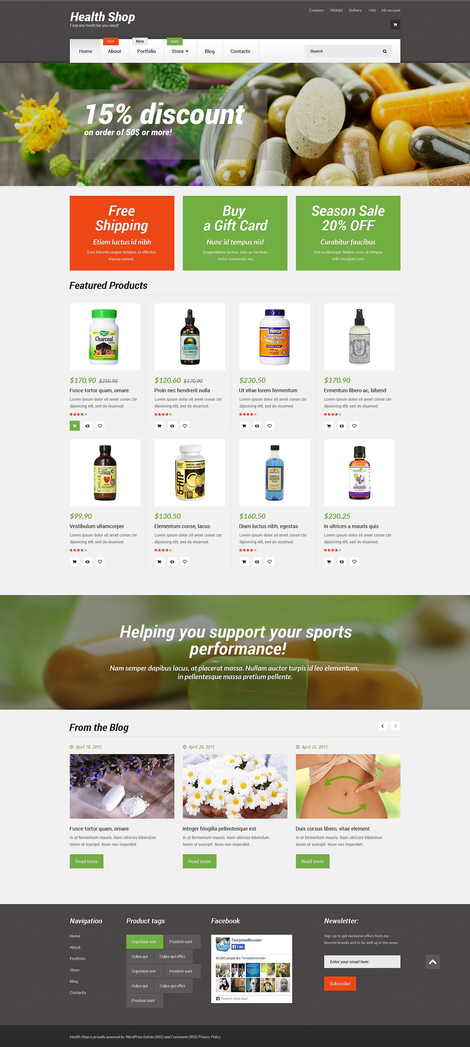 Health Shop (template for WooCommerce) Item Picture