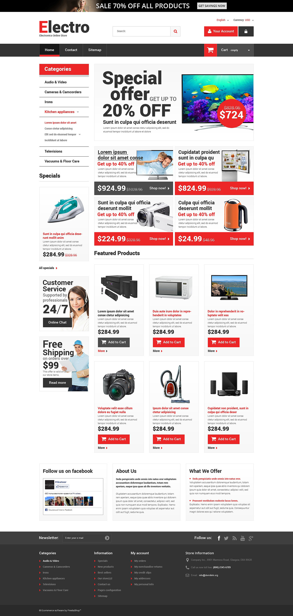 30+ Stunning Electronics Ecommerce Website Templates (Electronics Store ...