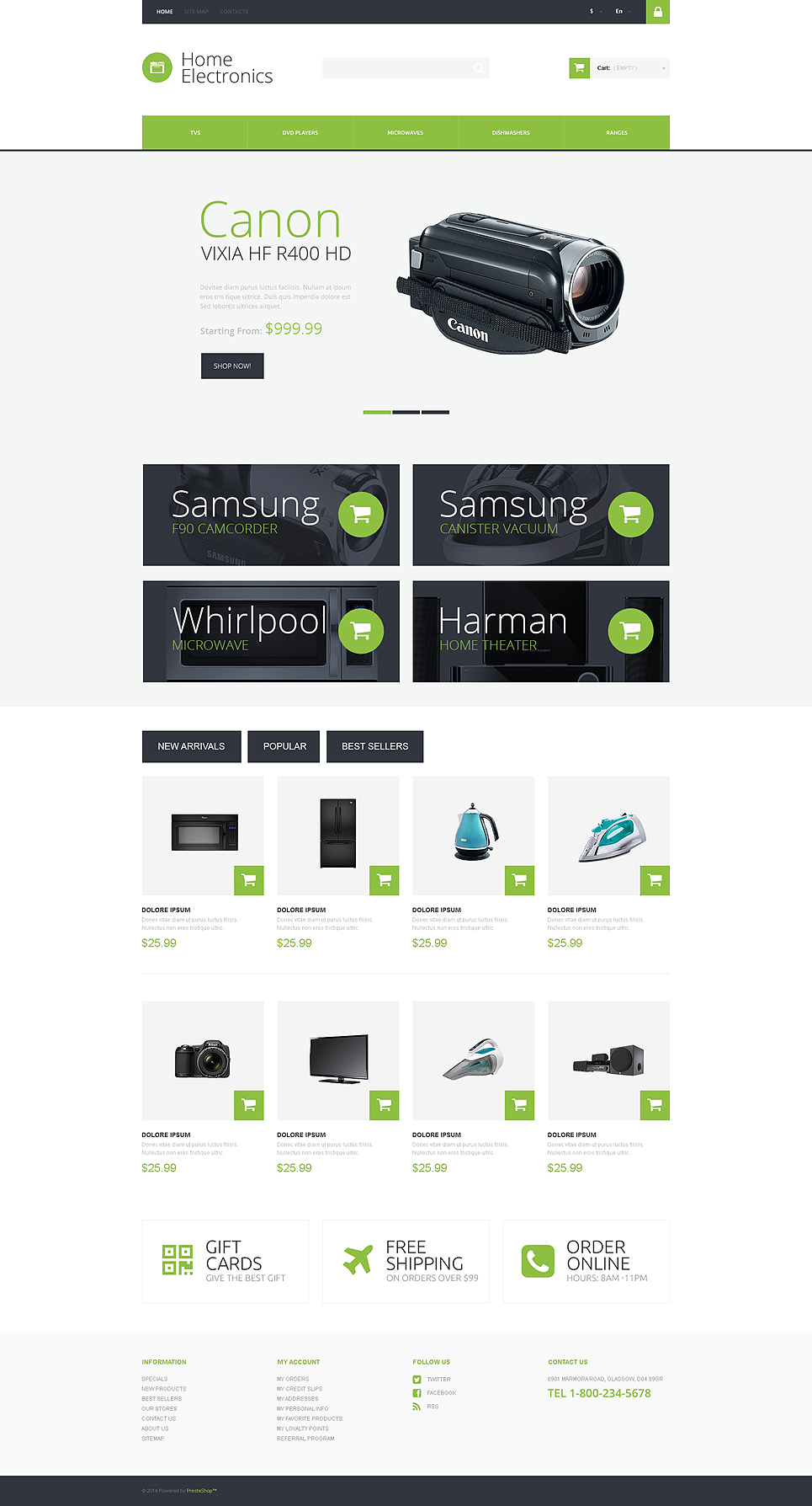 30+ Stunning Electronics Ecommerce Website Templates (Electronics Store ...