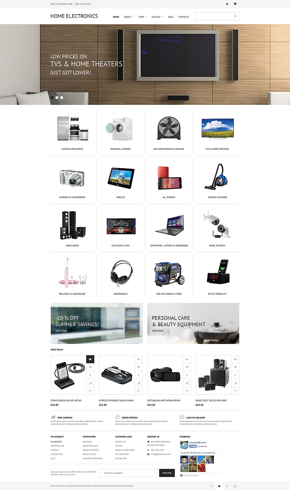 Home Electronics (template for WooCommerce) Item Picture