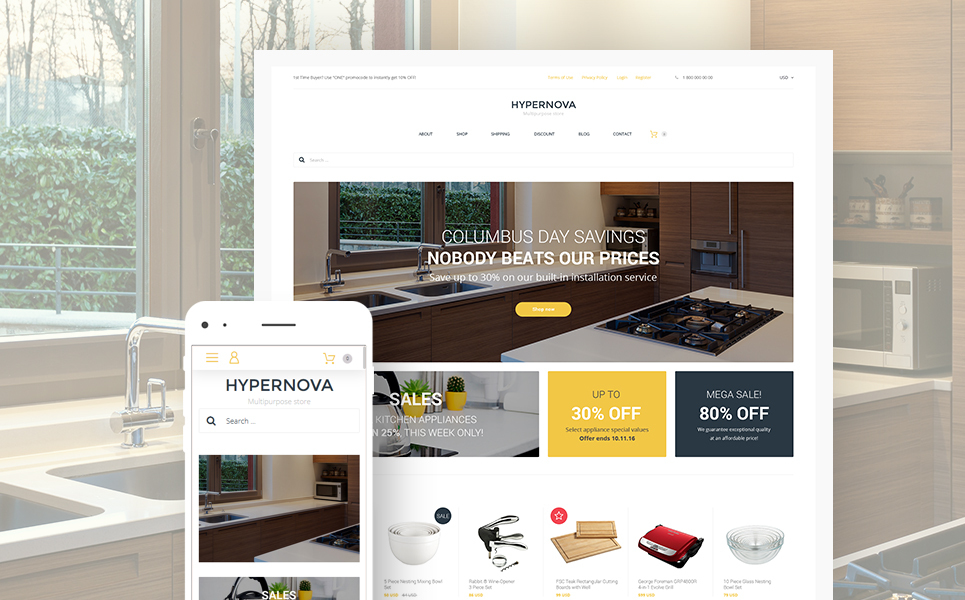 Hypernova (template for WooCommerce) Item Picture