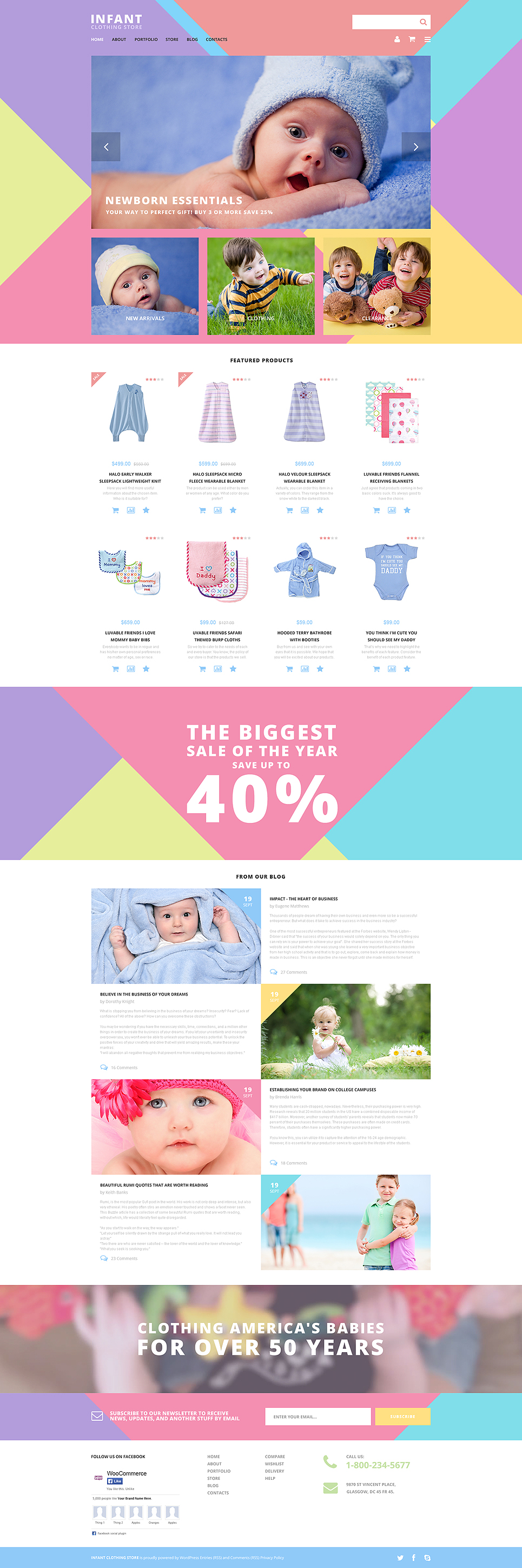 Infant Clothing Store (template for WooCommerce) Item Picture