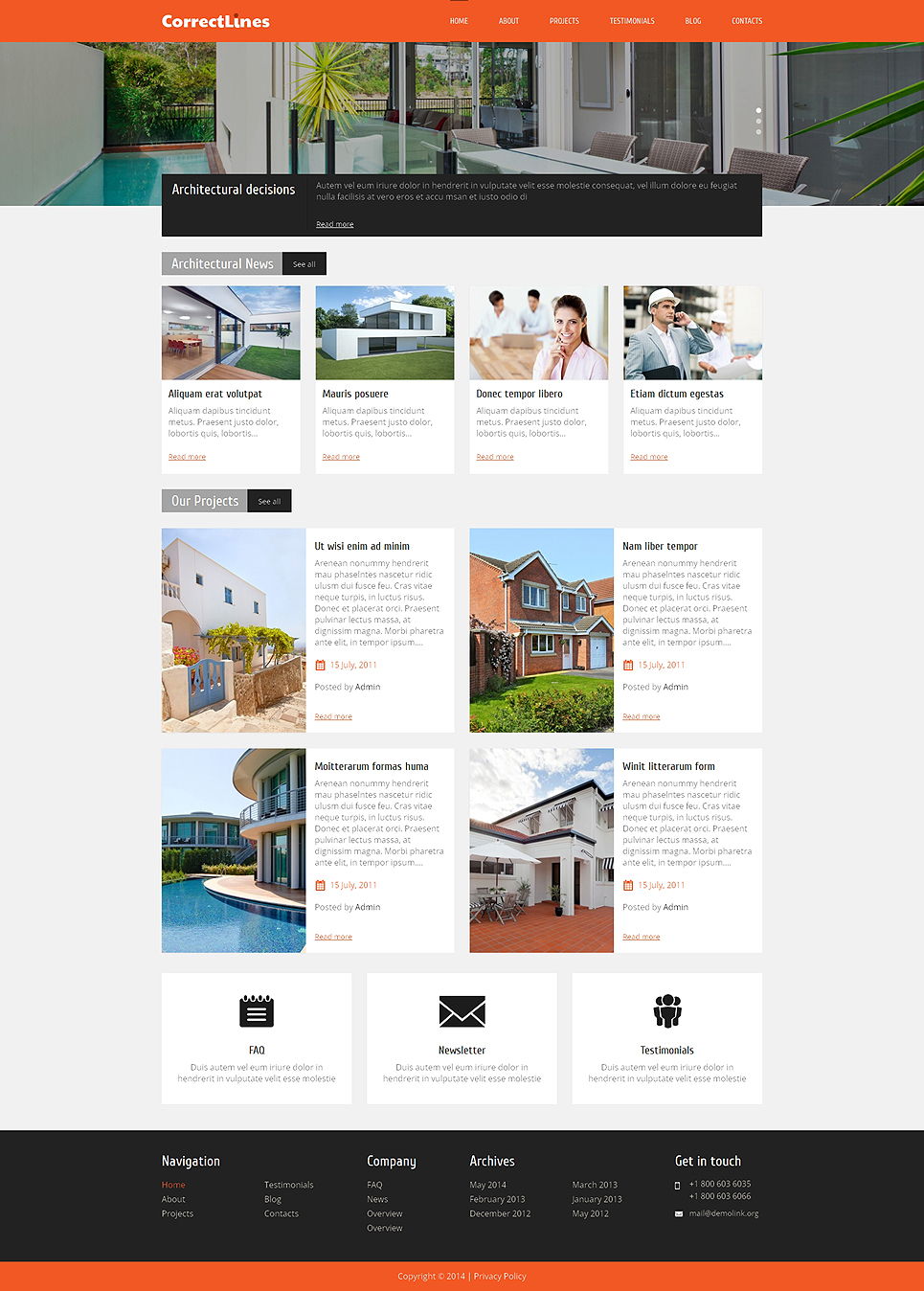 These Contractor & Construction Industry WordPress Themes Make the ...