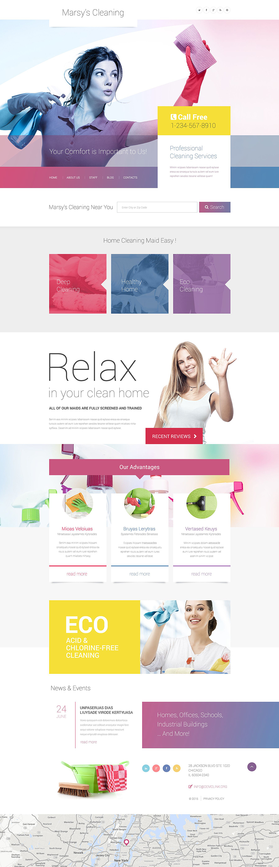 Marsy's Cleaning WordPress Theme