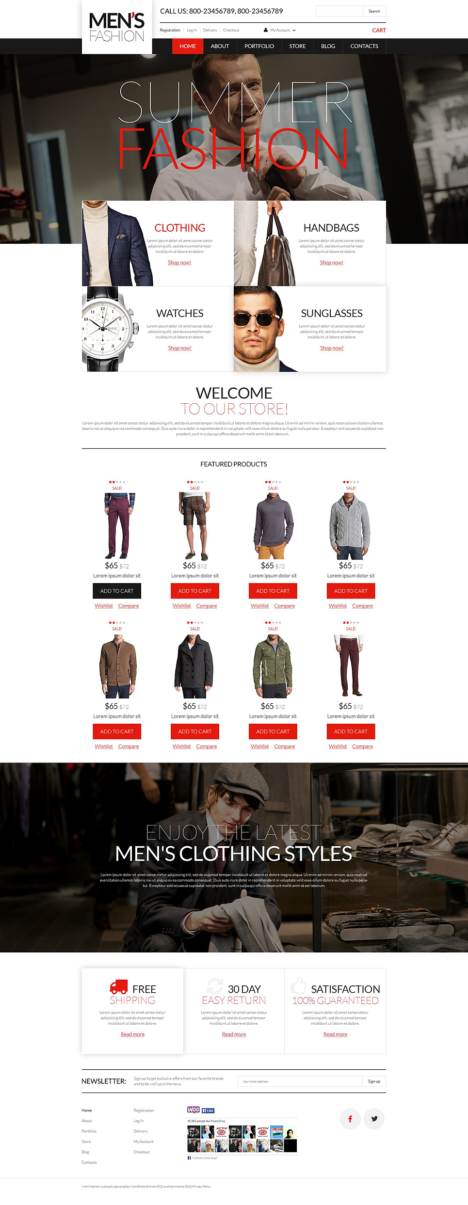Men's Corporate Wear WooCommerce Theme