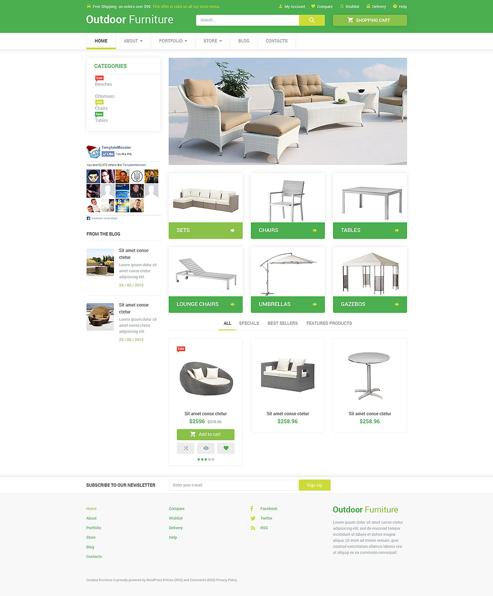 Outdoor Comfort WooCommerce Theme