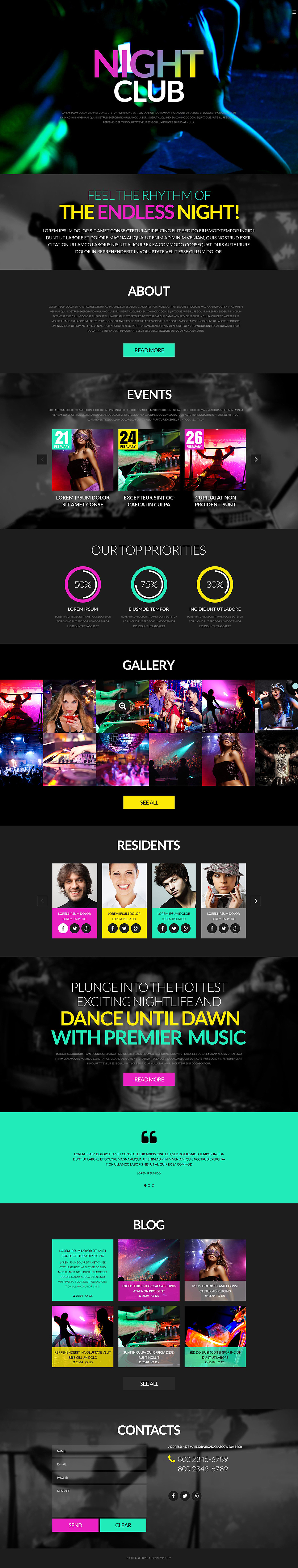 Party WordPress Theme