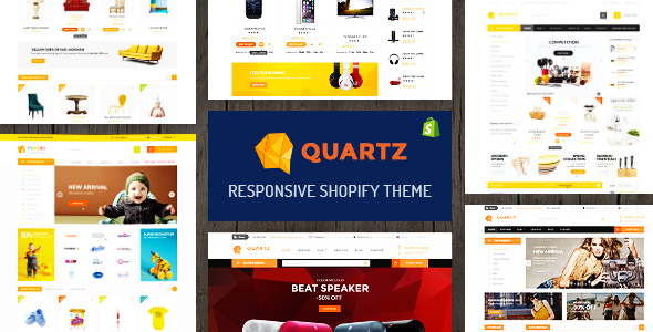 Quartz (jewelry and accessories Shopify theme) Item Picture