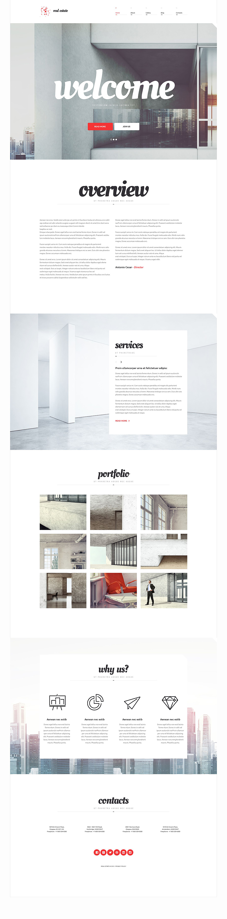 Real Estate Agency Responsive WordPress Theme