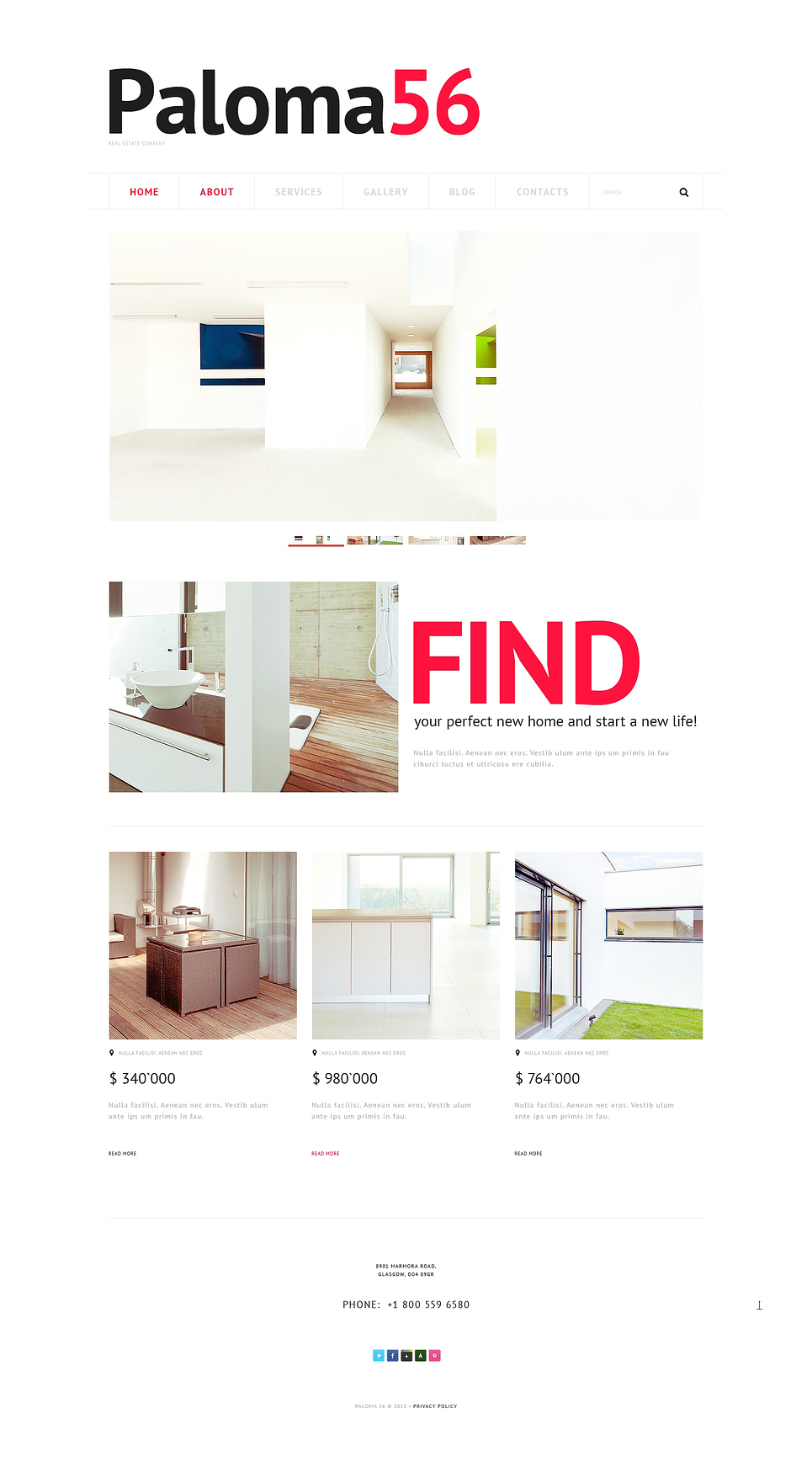 Real Estate Bureau WordPress Theme