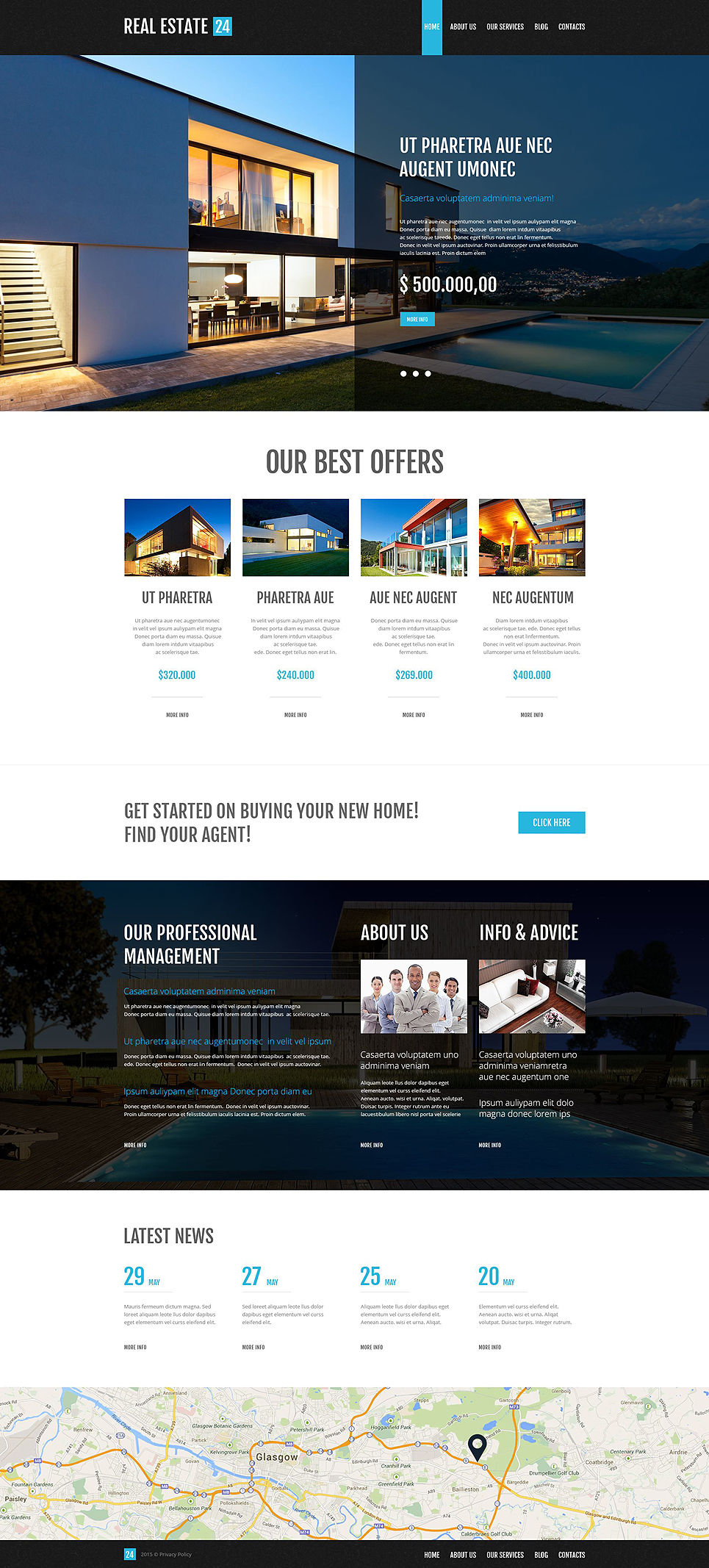 Realtor Services WordPress Theme