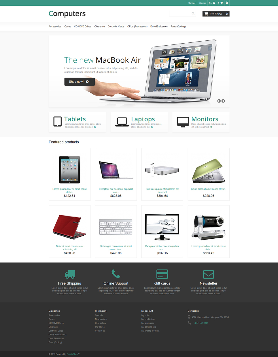 Responsive Computers Store