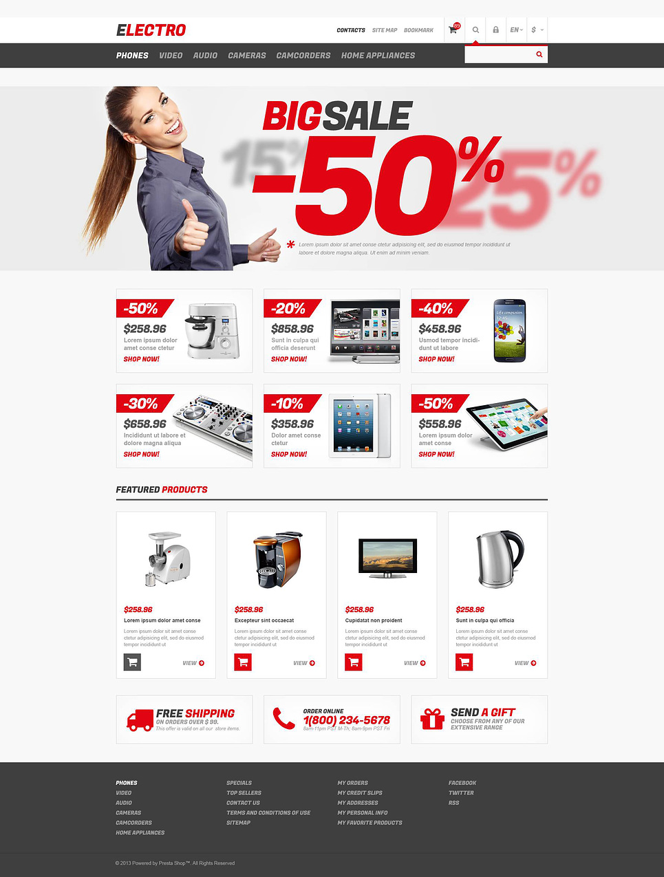 30+ Stunning Electronics Ecommerce Website Templates (Electronics Store ...