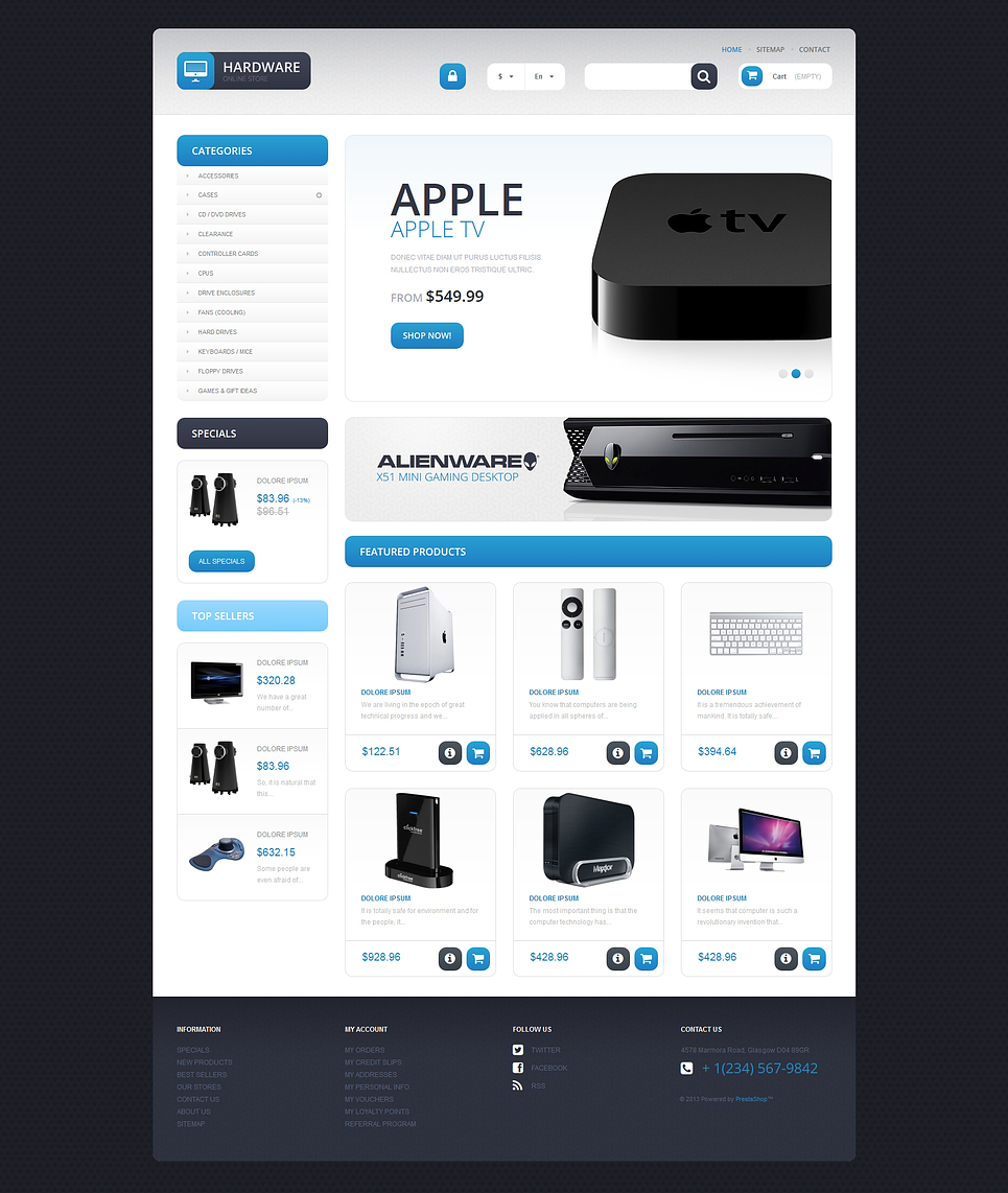 Responsive Hardware Store