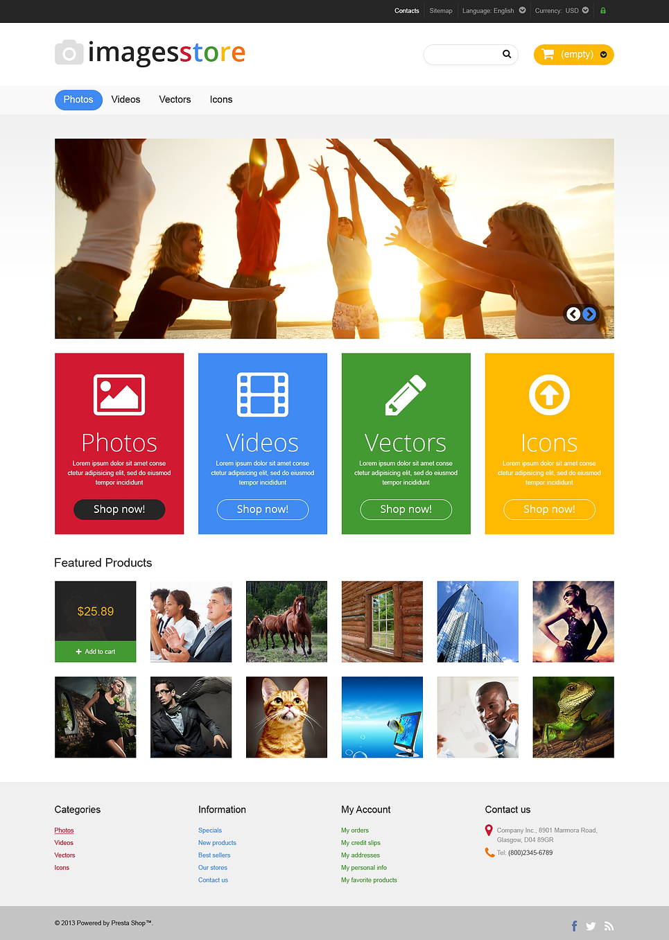 Responsive Image Store