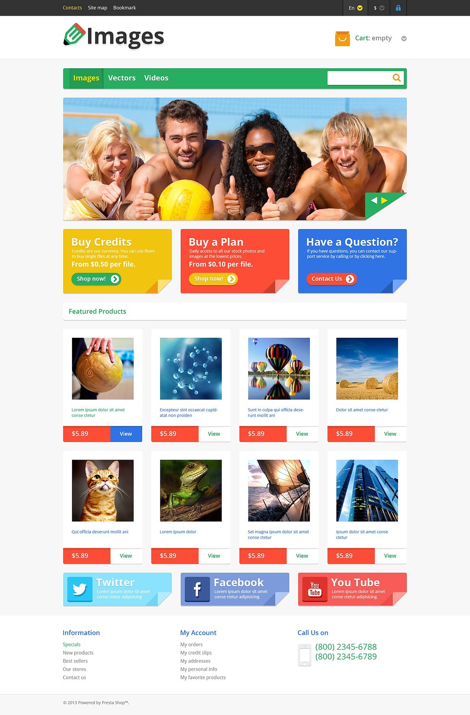 Responsive Images Store