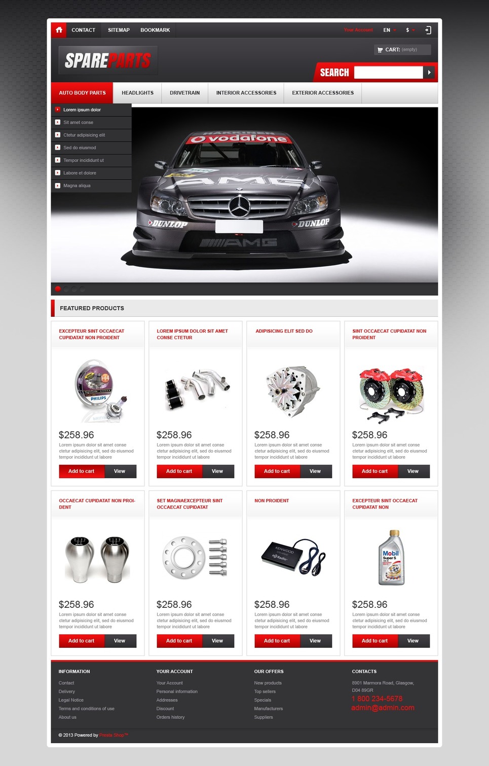 Responsive Spare Parts Store