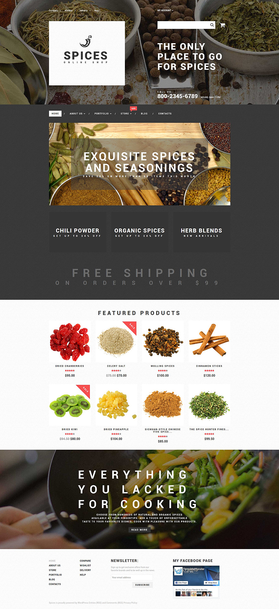 Spice Shop (template for WooCommerce) Item Picture