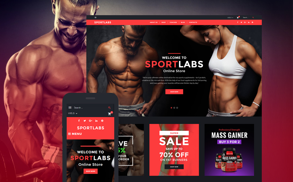 SportLabs (template for WooCommerce) Item Picture