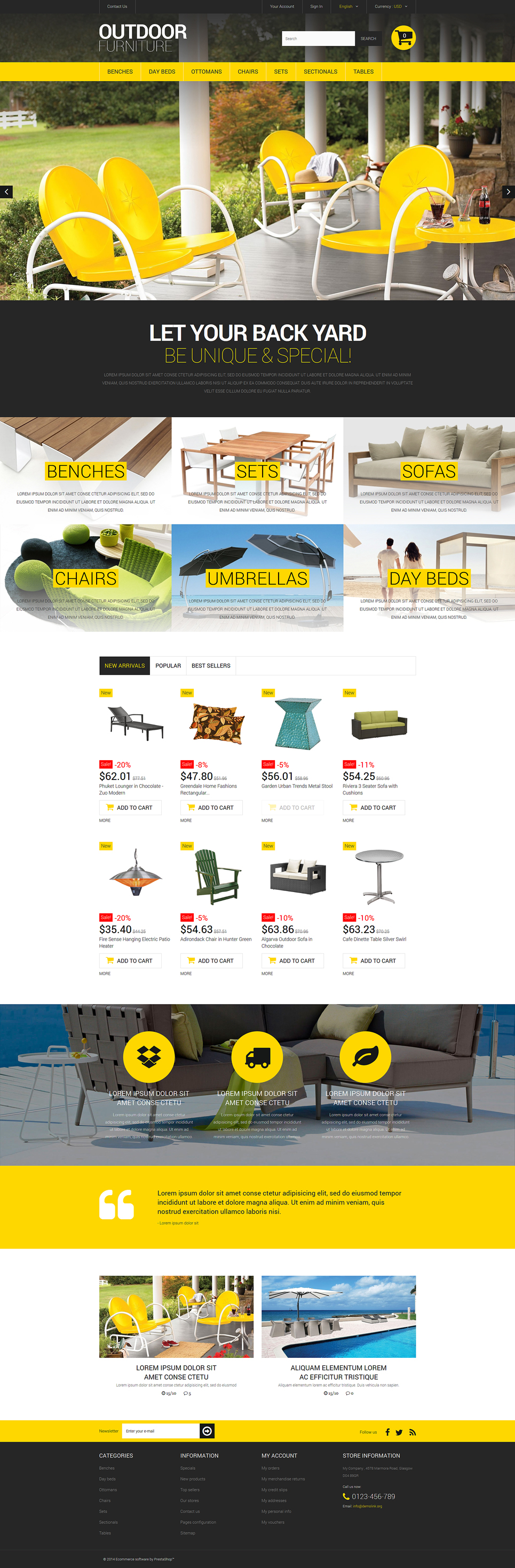 27 Stunning Indoor Outdoor Furniture Store Website Themes