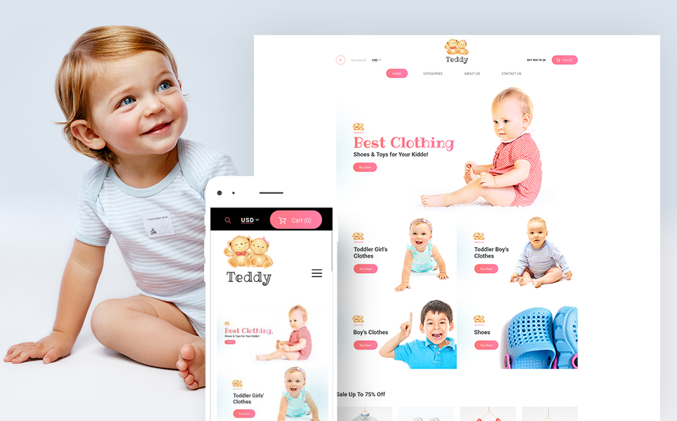 Teddy (template for WooCommerce) Item Picture