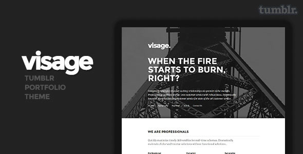 Visage Tumblr Theme
