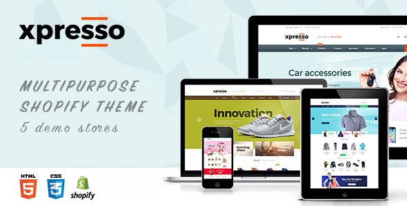 Xpresso Responsive Shopify Theme (jewelry and accessories Shopify theme) Item Picture