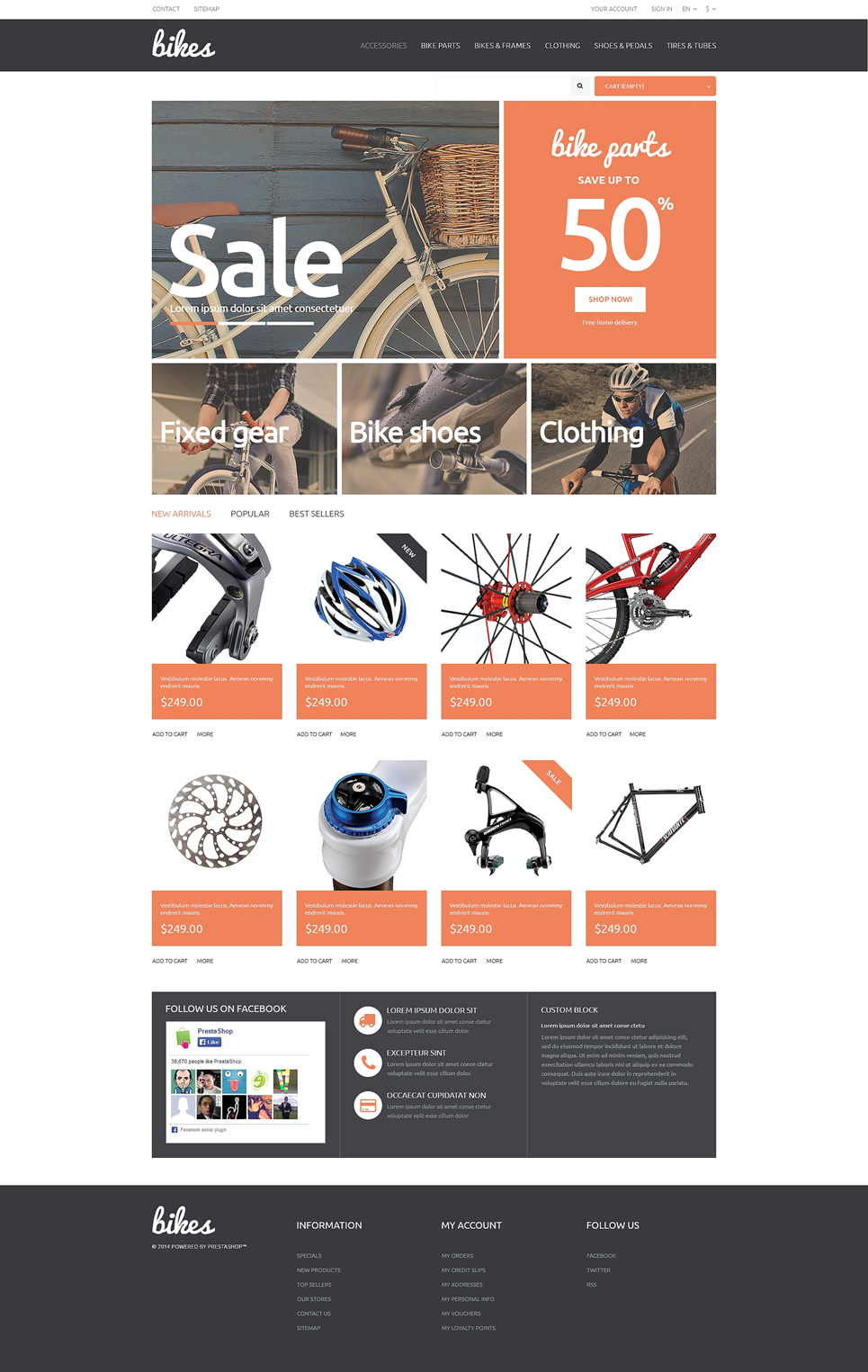 Bike Shop (ecommerce template for PrestaShop
) Item Picture