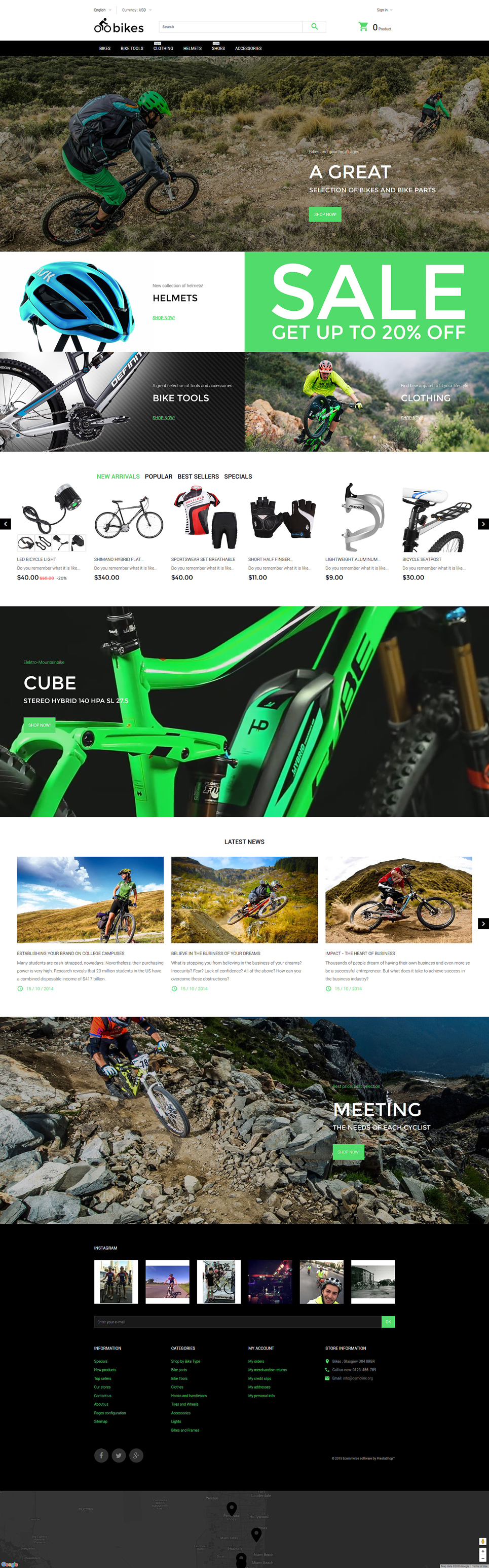 Bike Shop (ecommerce template for PrestaShop
) Item Picture