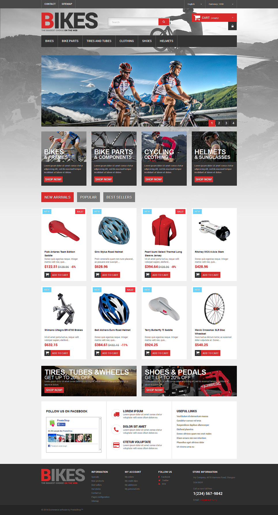 Bikes Store (ecommerce template for PrestaShop
) Item Picture
