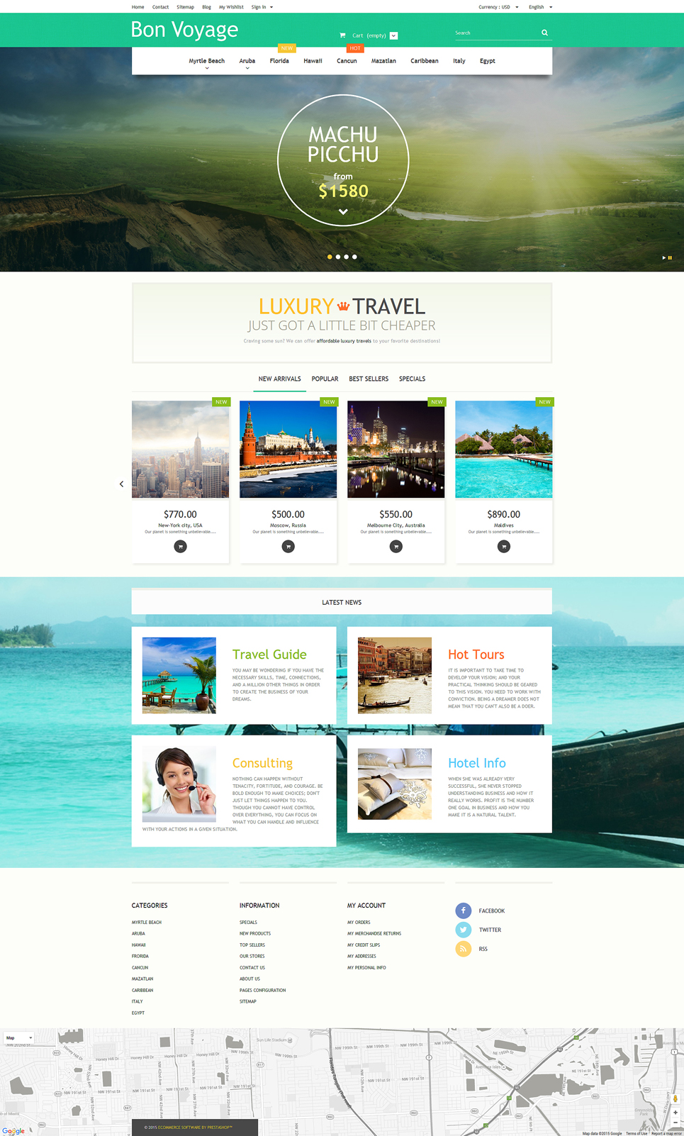 Bon Voyage (PrestaShop template) Item Picture