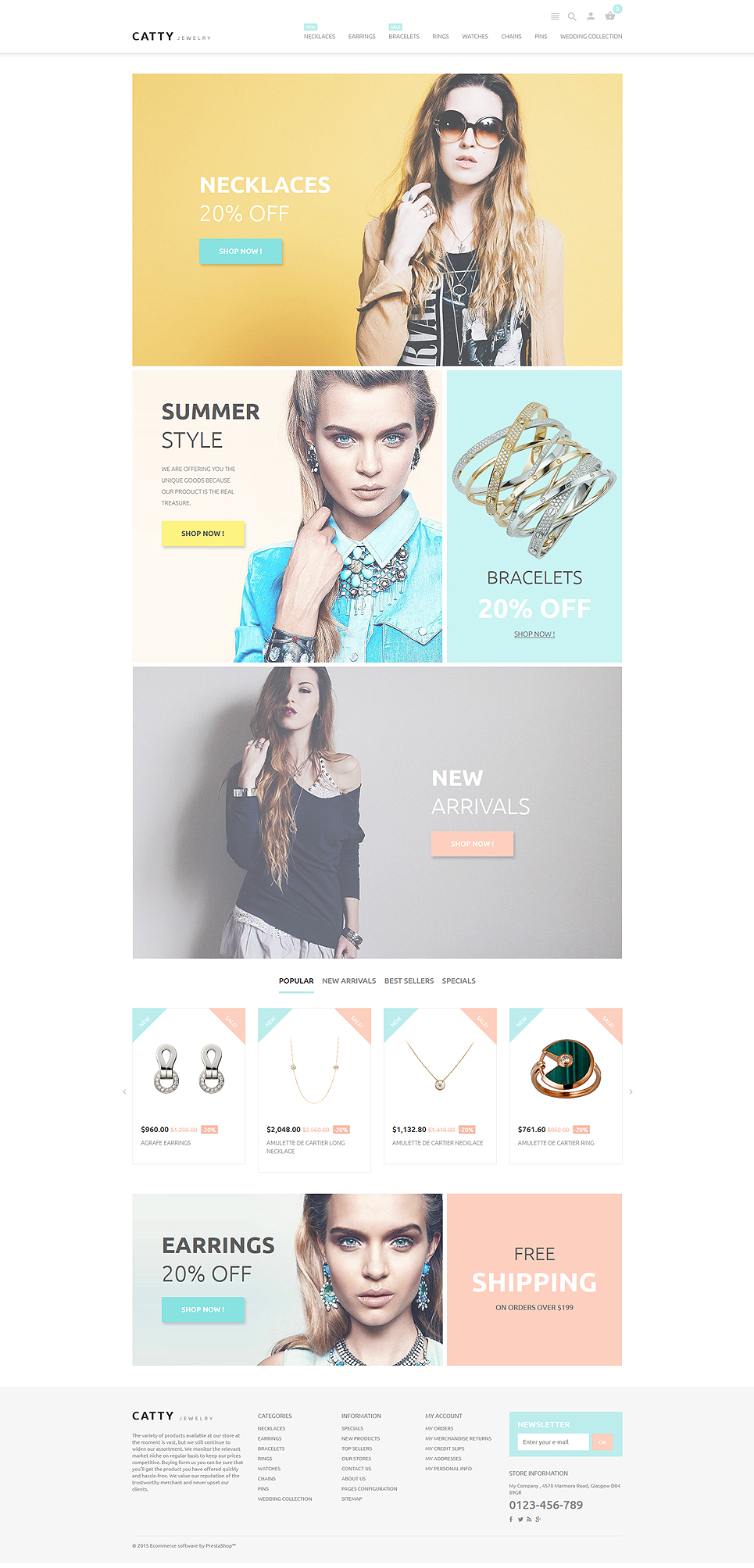 Catty Jewelry (PrestaShop theme) Item Picture