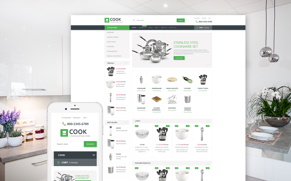 Cook (theme for Shopify) Item Picture