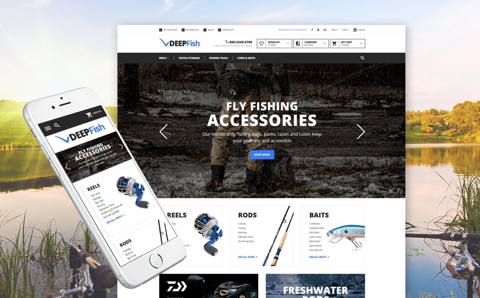 DeepFish (theme for Magento ) Item Picture
