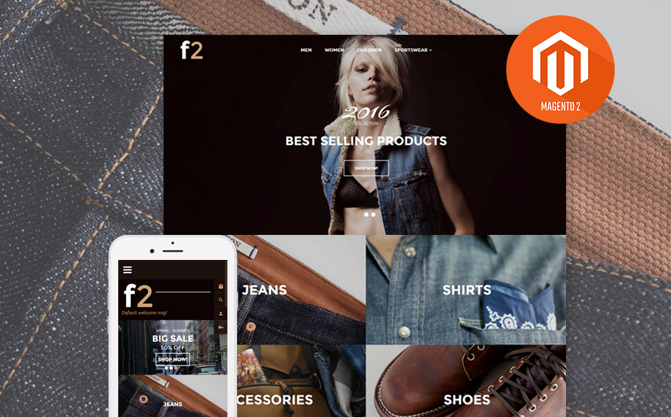 F2 (theme for Magento ) Item Picture