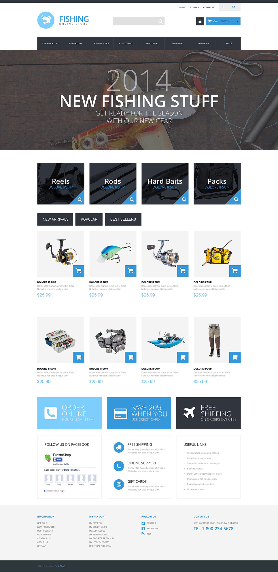 Holy Shrimp! (ecommerce template for PrestaShop
) Item Picture