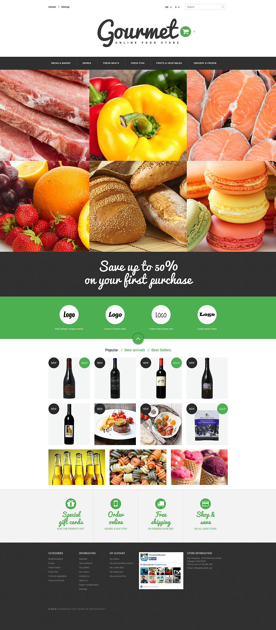 Food Shop (ecommerce theme for PrestaShop) Item Picture