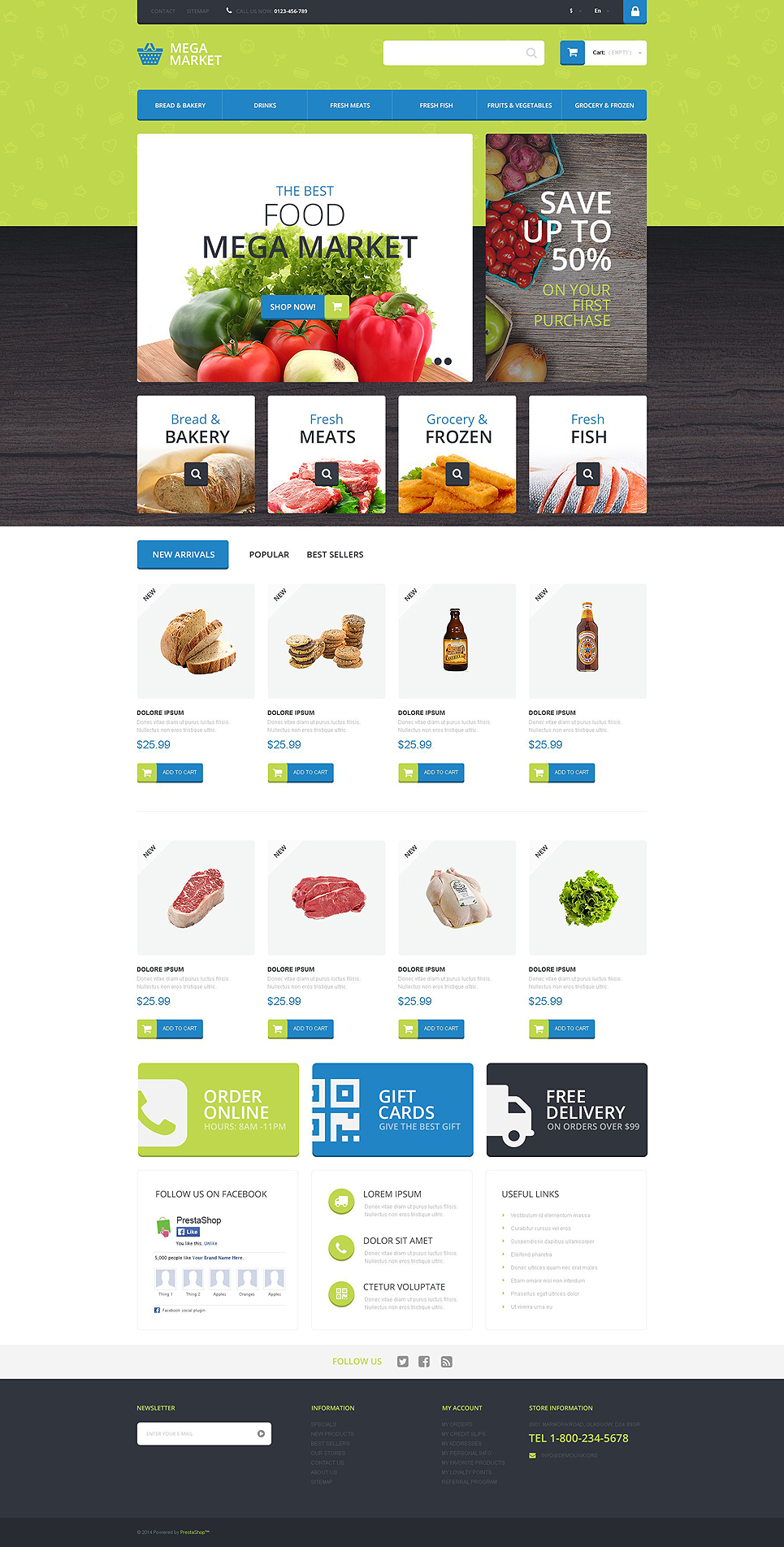 20+ Awesome Boutique Supermarket, Food Store & Food Delivery Ecommerce ...