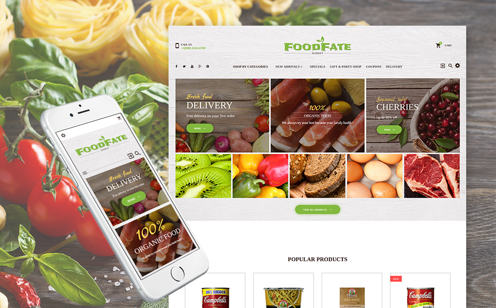 FoodFate (ecommerce theme for PrestaShop) Item Picture